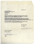 Two 1959 Contracts Signed by Moe Howard -- One 8.5'' x 11'' for Three Stooges Performances Signed; Other 2pp. 8.5'' x 15.5'' Rider Regarding Syndication Rights, Signed & Initialed -- Very Good